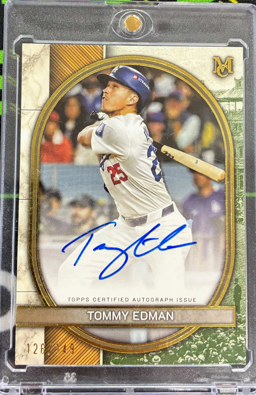 2025 Topps Museum Collection - Tommy Edman AA-TE - Autograph /149