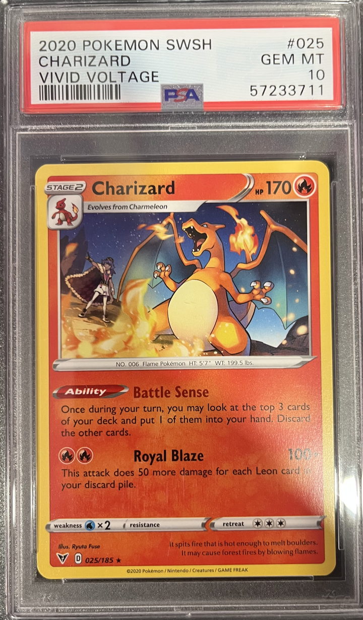 Charizard - Vivid Voltage - 2020 Pokemon - PSA 10