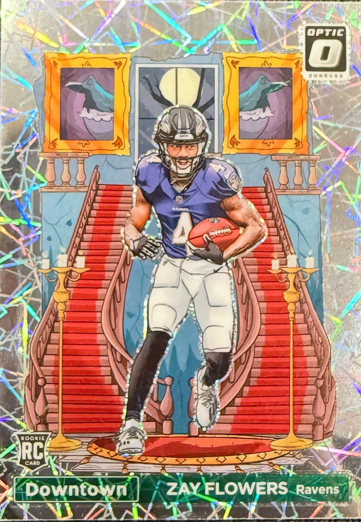 2023 Panini Donruss Optic Football - Zay Flowers Downtown Case Hit