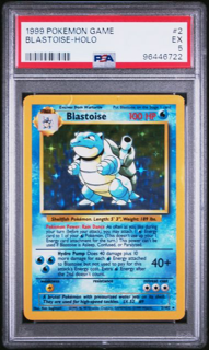 Blastoise 2/130 Base Set - 2000 Pokemon - PSA 5