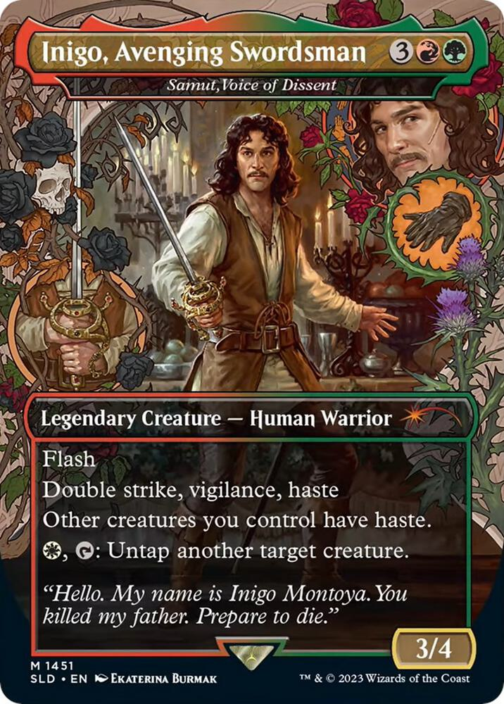 Inigo, Avenging Swordsman - Samut, Voice of Dissent - Secret Lair Drop Series (SLD)