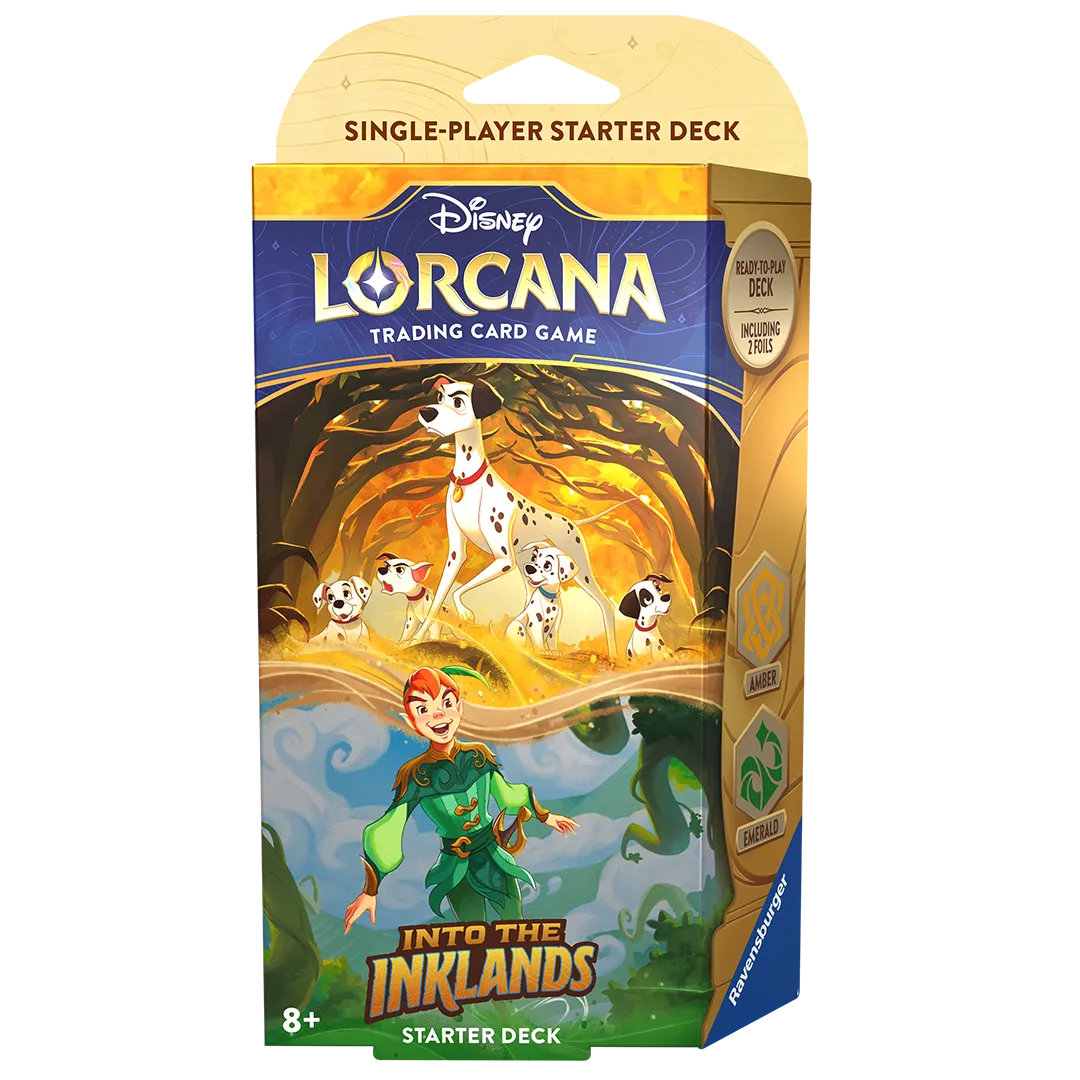 Disney Lorcana - Into the Inklands Starter Deck - Amber & Emerald