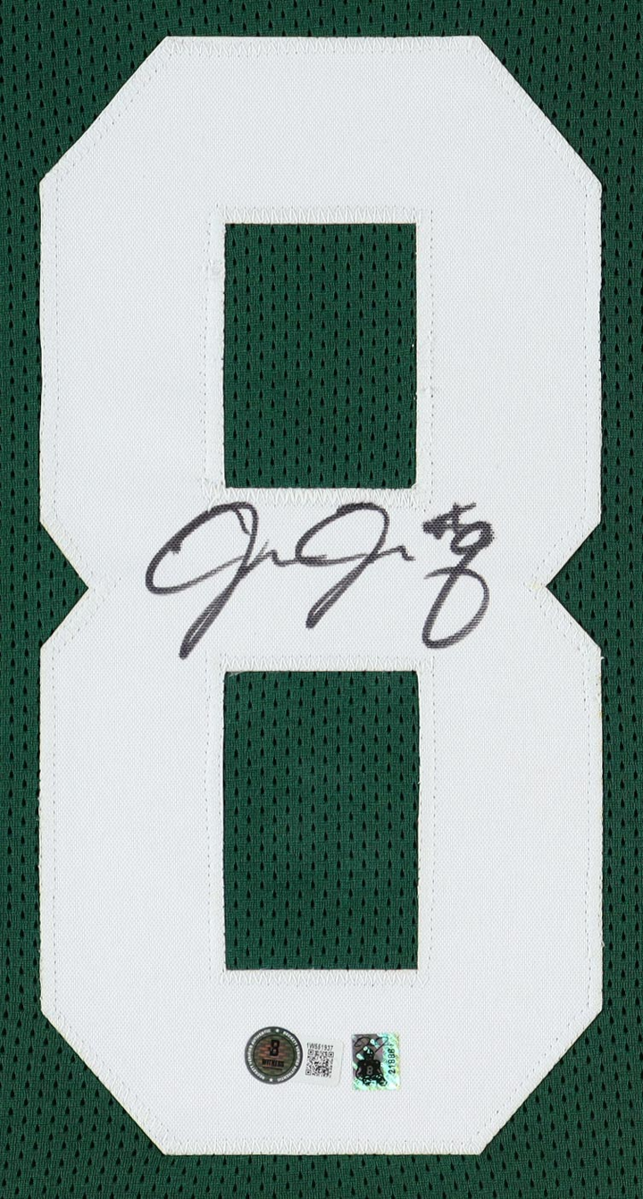 Josh Jacobs Autographed Signed Custom Framed Jersey Display (Beckett & Jacobs)