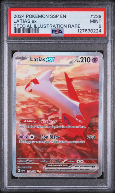 Latias ex 239/191 Surging Sparks - 2024 Pokemon - PSA 9