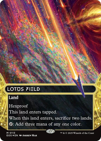 MTG睡蓮の原野Lotus Field EOSボーダーレス日ギャラクシーFOIL LotusField_grande.png?v=1756929972