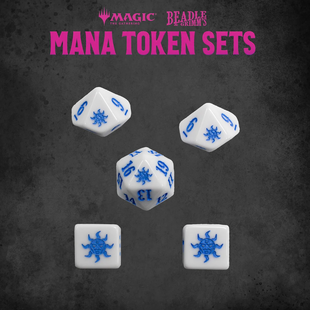 MTG: White Mana Metal Token Set - Beadle & Grimm's