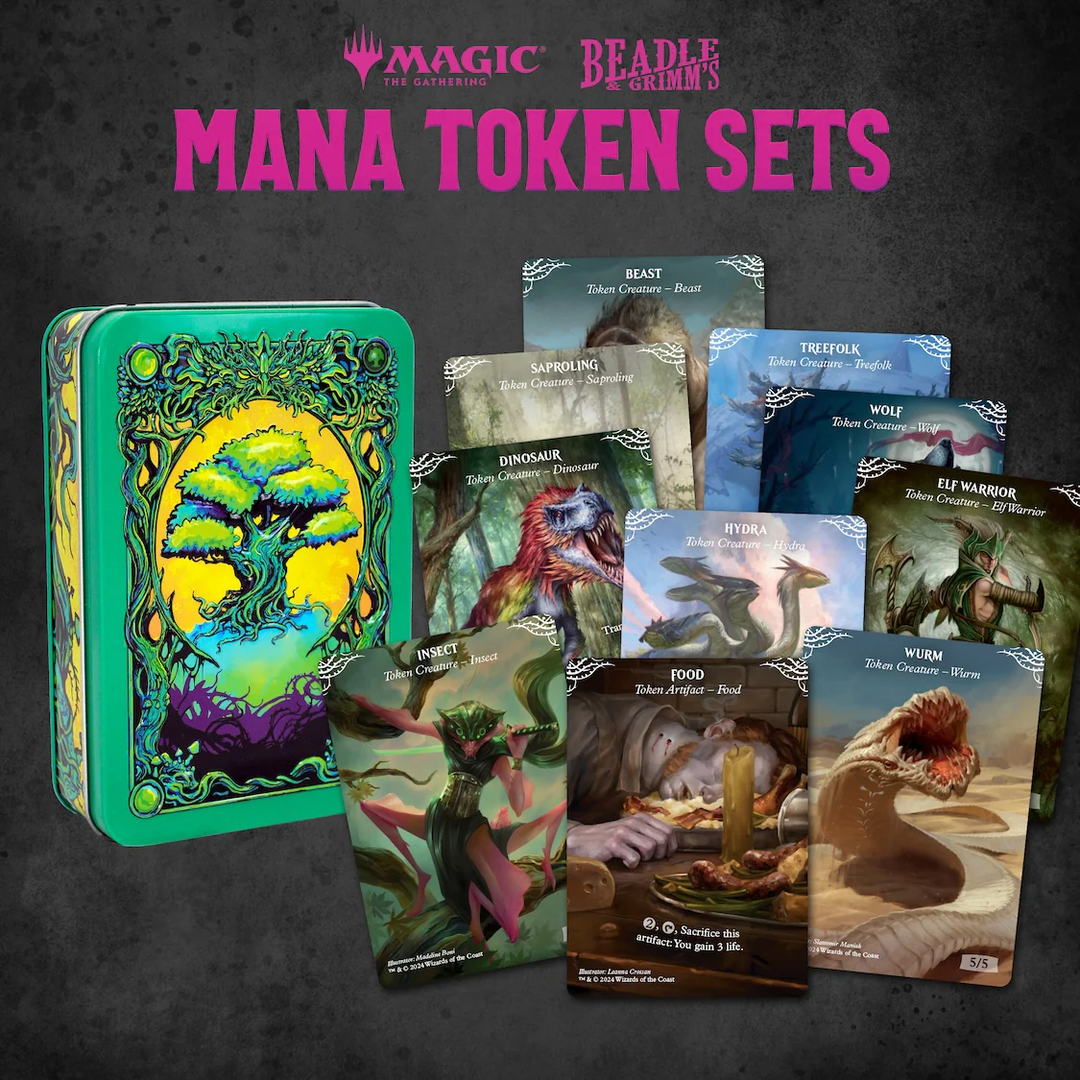 MTG: Green Mana Metal Token Set - Beadle & Grimm's – Cash Cards MTG: Green Mana Metal Token Set - Beadle & Grimm's – Cash Cards