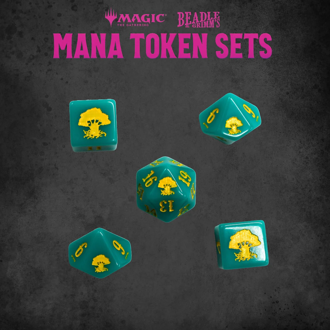 MTG: Green Mana Metal Token Set - Beadle & Grimm's – Cash Cards