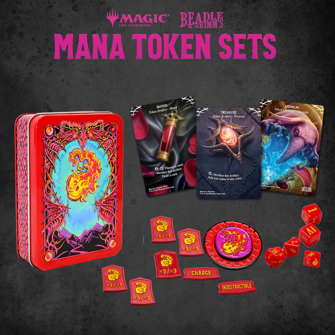 MTG: Red Mana Metal Token Set - Beadle & Grimm's Cash Cards Unlimited MTG: Red Mana Metal Token Set - Beadle & Grimm's Cash Cards Unlimited