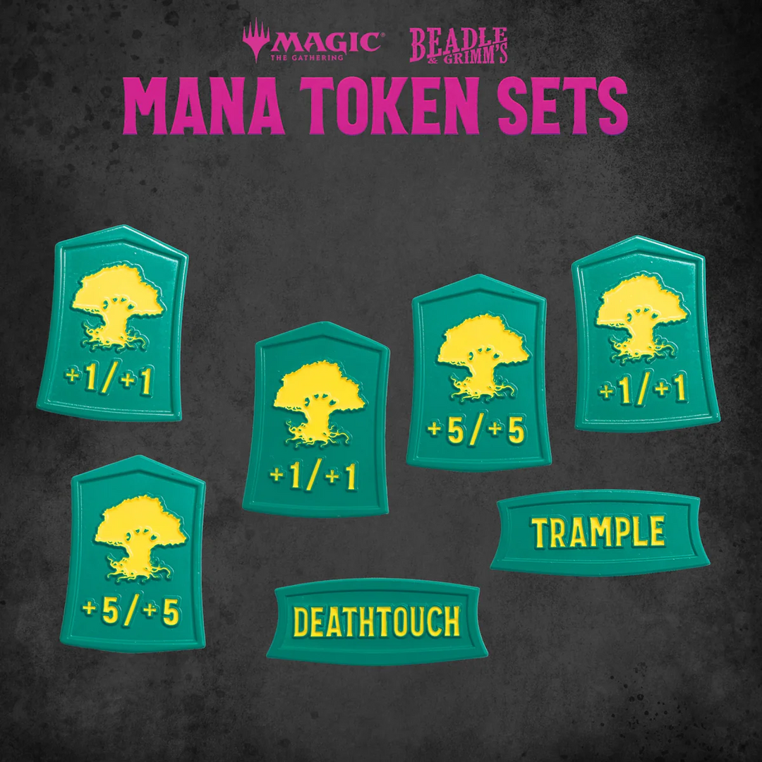MTG: Green Mana Metal Token Set - Beadle & Grimm's – Cash Cards MTG: Green Mana Metal Token Set - Beadle & Grimm's – Cash Cards
