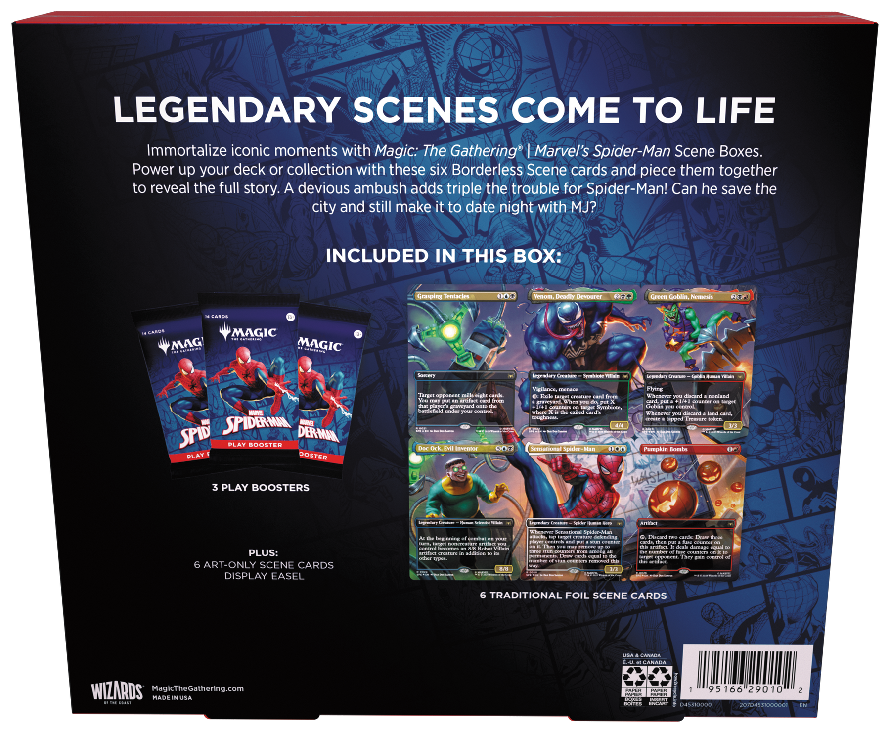 spider man mtg scene cards First Previews From MTG Marvel's Spider-Man Show Off Cards From Scene Box
