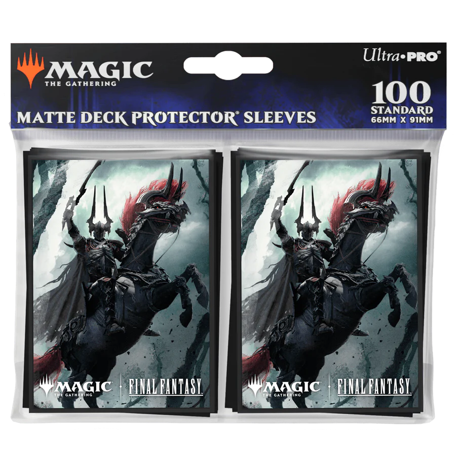 Ultra PRO: Standard 100ct Sleeves - Final Fantasy (Primal Odin) Ultra PRO: Standard 100ct Sleeves - Final Fantasy (Primal Odin)