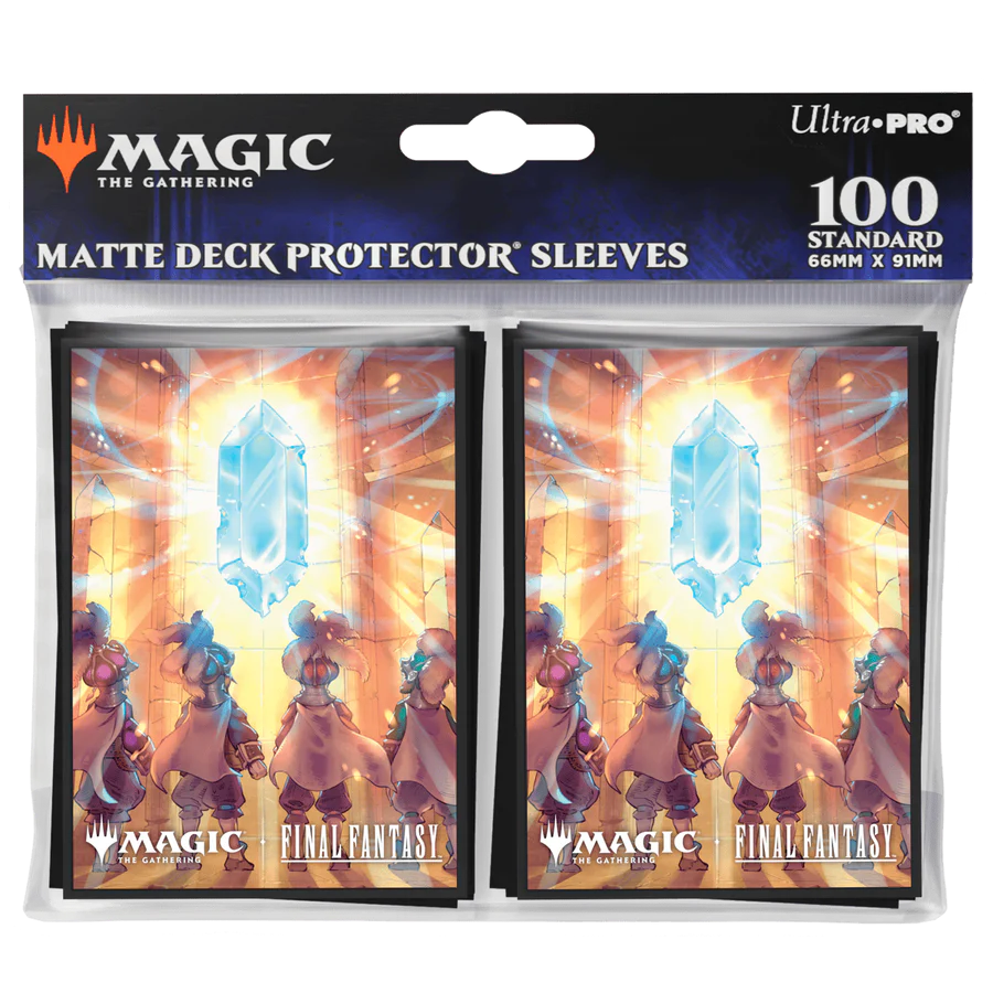 ultra pro magic the gathering card sleeves Ultra Pro Final Fantasy Deck Protector Sleeves (100ct) Summon: Bahamut