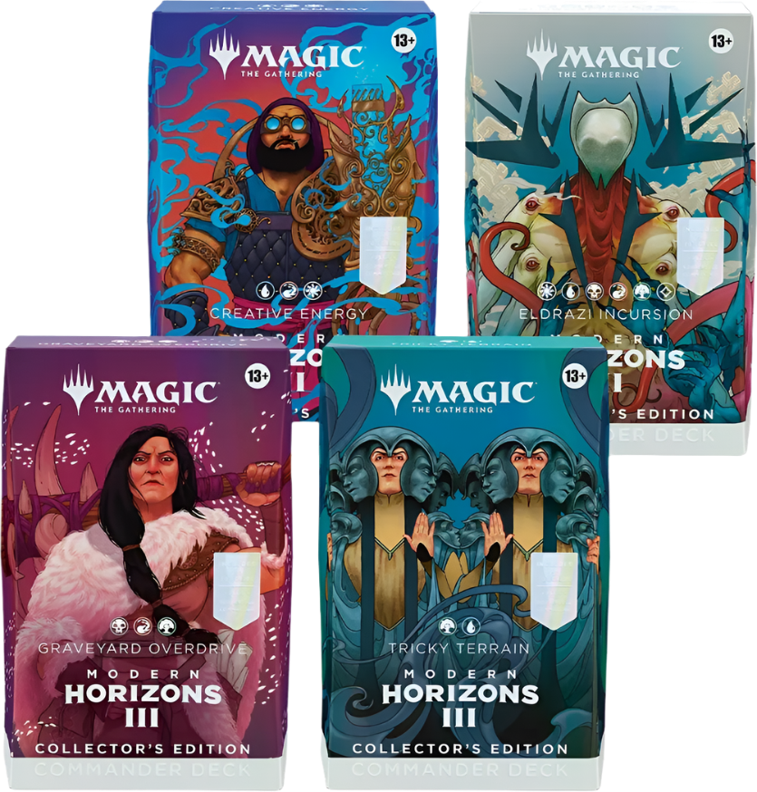 mtg modern horizons 3 collector booster box MH3 Commander Deck | Premium Foil Deck Store Pick-up Locations:Pick Up from GameXtreme SM City North Edsa April 2022 Offer Bushiroad theyre a thrilling pack ONE PIECE TCG: TWO