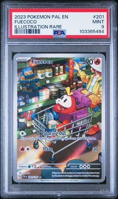 Fuecoco 201/193 Paldea Evolved Special Illustration Rare - 2023 Pokemon - PSA 9