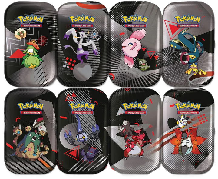 Pokemon Scarlet & Violet - Black Bolt & White Flare Unova Mini Tin (Presale)
