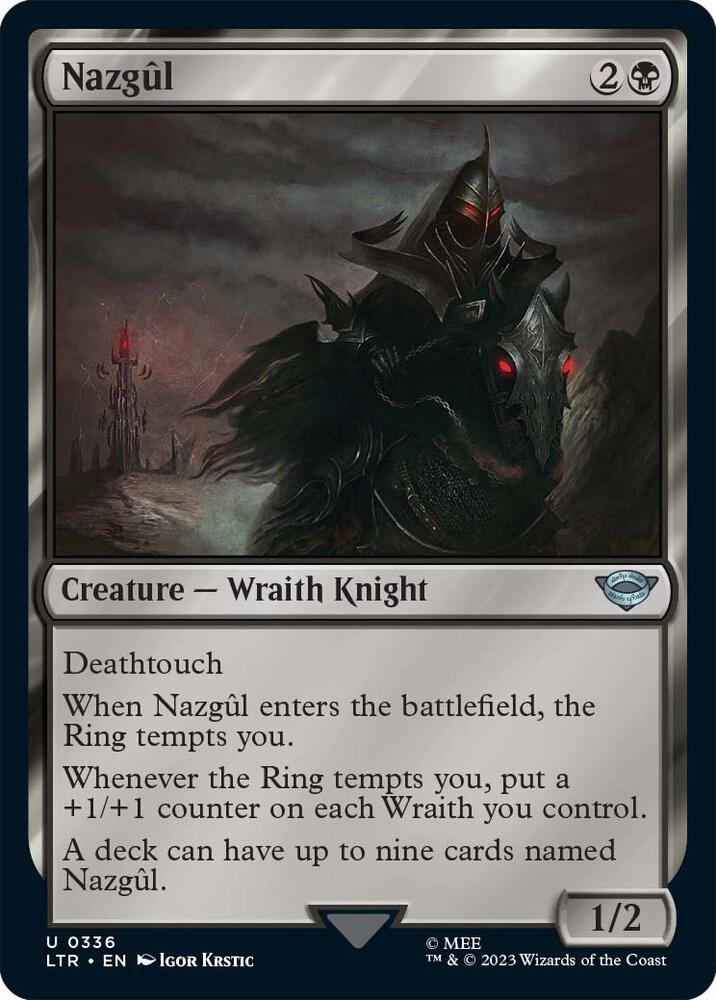 Nazgul (0336) | Universes Beyond | The Lord of the Rings | Tales of  Middle-earth (LTR) | Magic: The Gathering