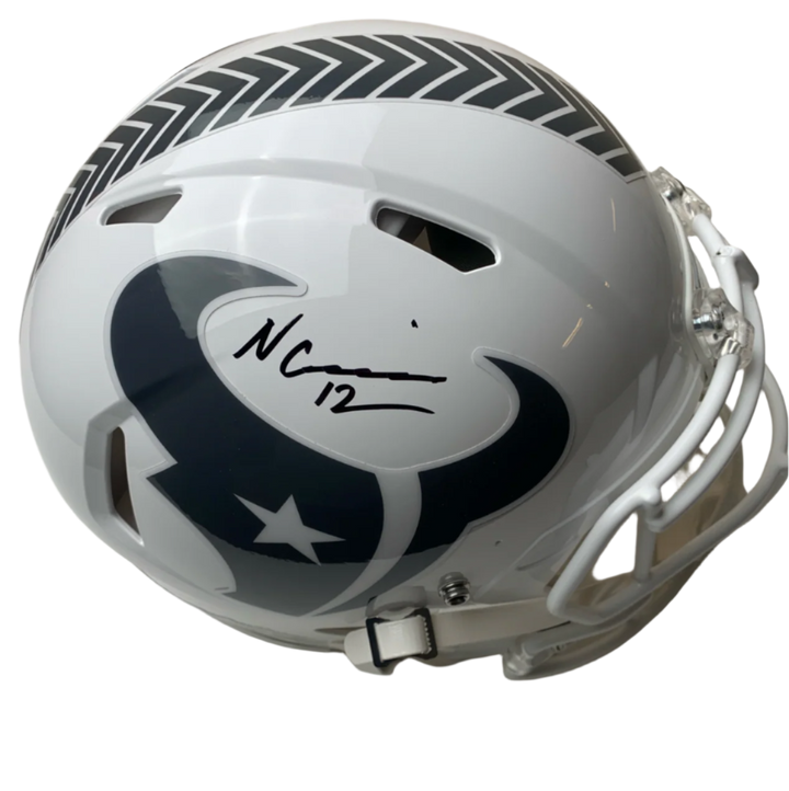 Nico Collins Autographed Signed Full Size Authentic Salute to Service NFL Helmet