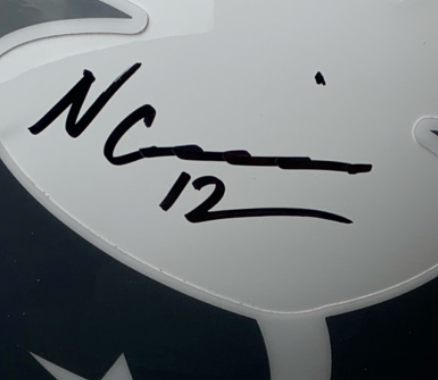 Nico Collins Autographed Signed Full Size Authentic Salute to Service NFL Helmet