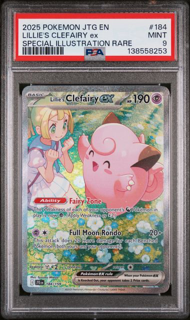 Lillie's Clefairy ex 184/159 Special Illustration Rare Journey Together - 2025 Pokemon - PSA 10