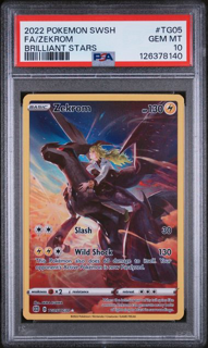 Zekrom TG05/TG30 Brilliant Stars - 2022 Pokemon - PSA 10