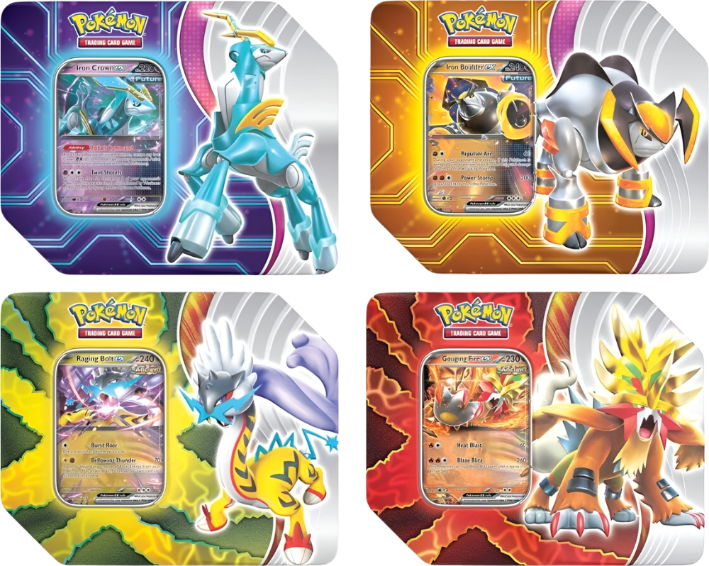 Paradox Destinies Pokemon Tin - Pokemon TCG  Cash Cards Unlimited