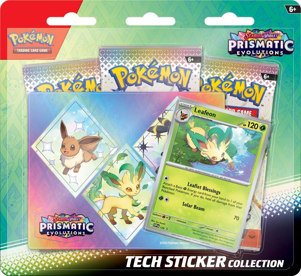 Scarlet & Violet - Prismatic Evolutions Tech Sticker Collection (TikTok Live)