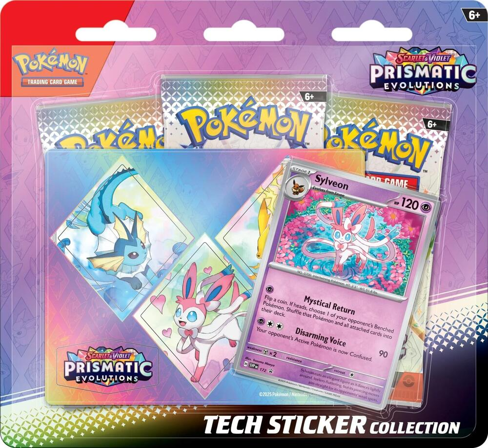 basic pokemon mew card value 2025 Pokemon Prismatic Evolutions Mini Tin SV – Cash Cards Unlimited main image 1