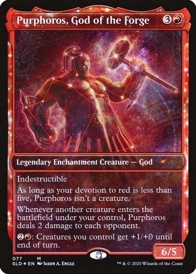 Purphoros, God of the Forge -(Near Mint)