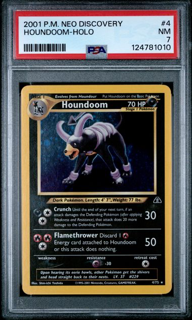 Houndoom 4/64 Neo Discovery - 2001 Pokemon - PSA 7