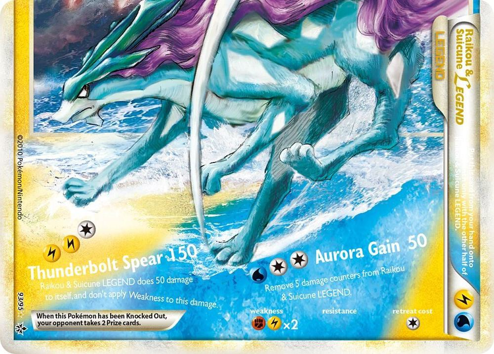 Raikou & Suicune Legend (Bottom) - Unleashed (UL)