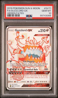 Guzzlord GX SV71 - Hidden Fates - 2019 Pokémon - PSA 10