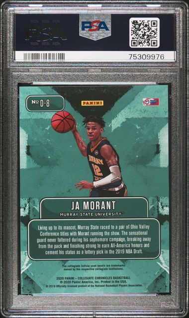 2020 Panini Prizm DP Basketball - Ja Morant D8 - Downtown