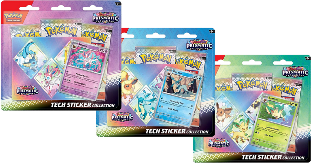 2025 Pokemon Prismatic Evolutions Tech Sticker Collection SV Cash Cards Unlimited 2025 Pokemon Prismatic Evolutions Tech Sticker Collection SV Cash Cards Unlimited