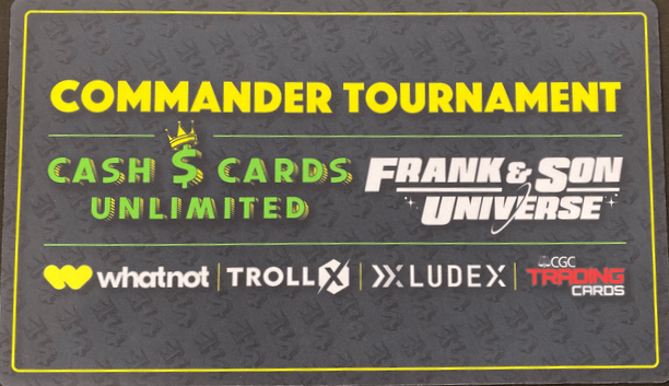 Cash Cards Unlimited Playmat (Tournoi Commandant)