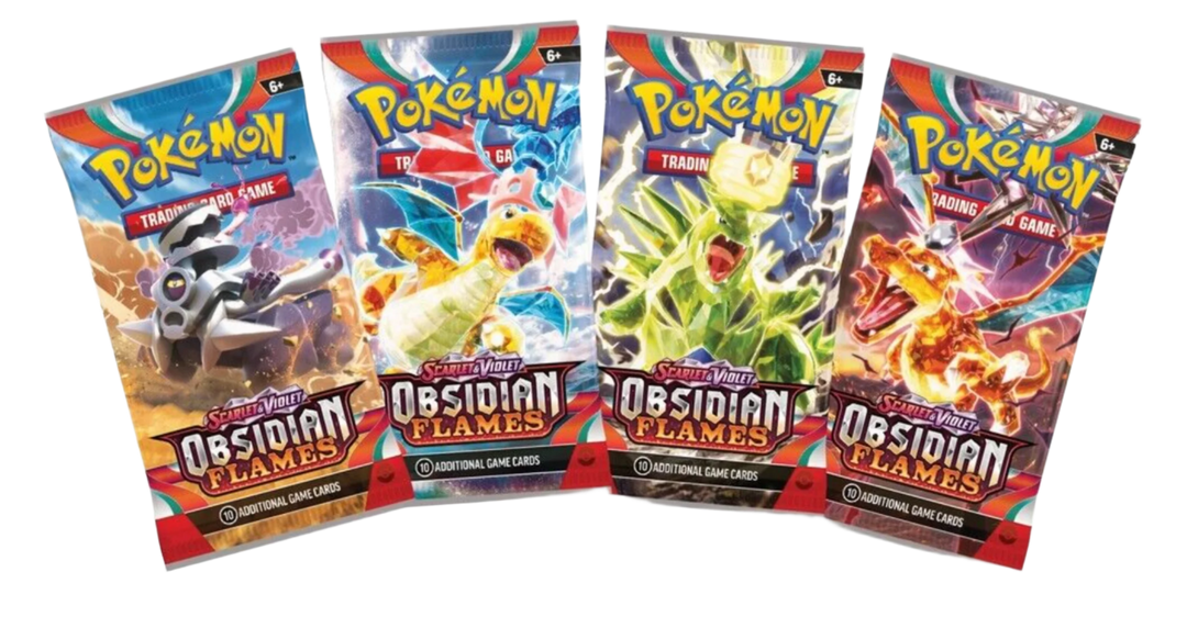 obsidian flames booster box png Scarlet & Violet