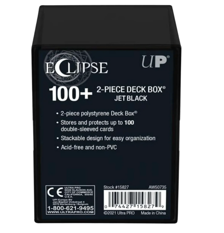 Eclipse 2-Piece deck box (Jet Black)