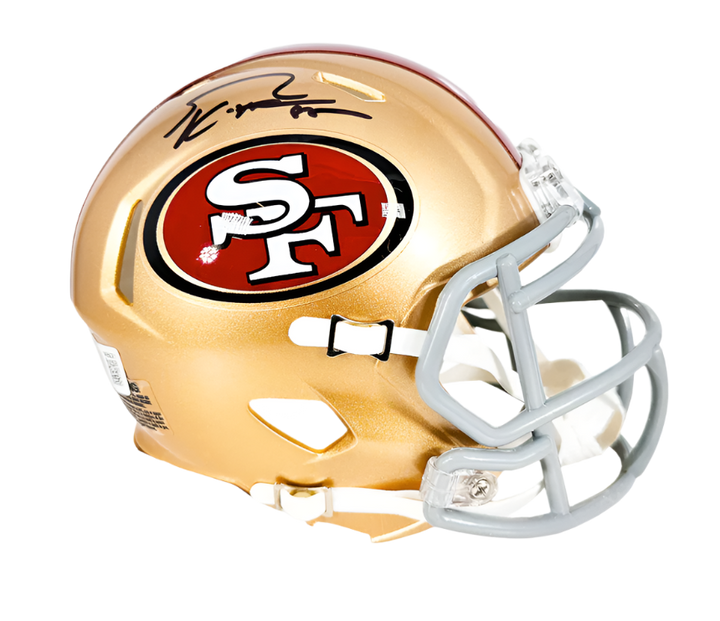 George Kittle Signed San Francisco 49ers Speed Mini Football Helmet (Beckett)