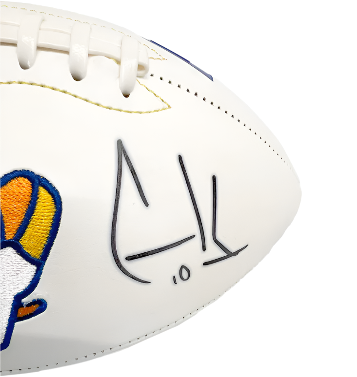 Matthew Stafford and Cooper Kupp Signed Los Angeles Rams Official NFL Team Logo Football (Fanatics)