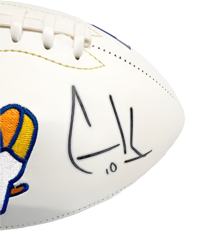 Matthew Stafford and Cooper Kupp Signed Los Angeles Rams Official NFL Team Logo Football (Fanatics)