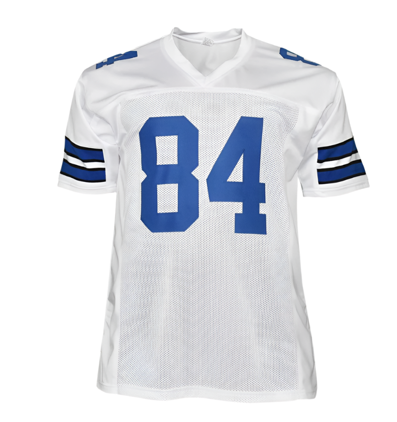 Jay Novacek Signed Dallas Pro White Football Jersey (JSA)