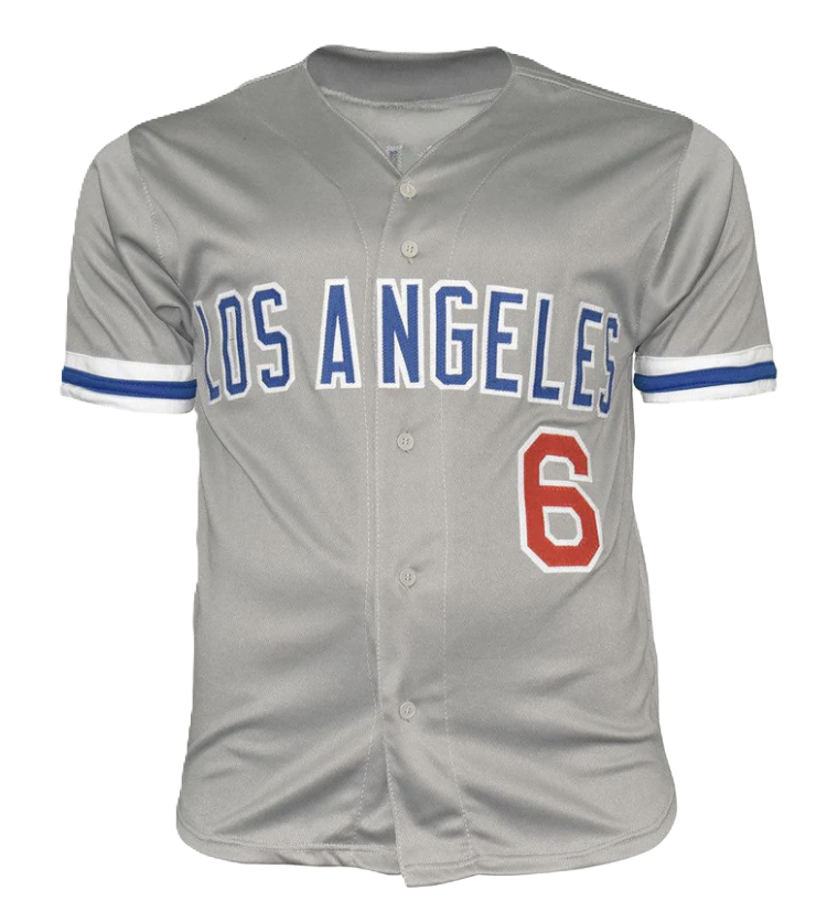 Steve Garvey Signed Los Angeles Grey Baseball Jersey (Beckett)