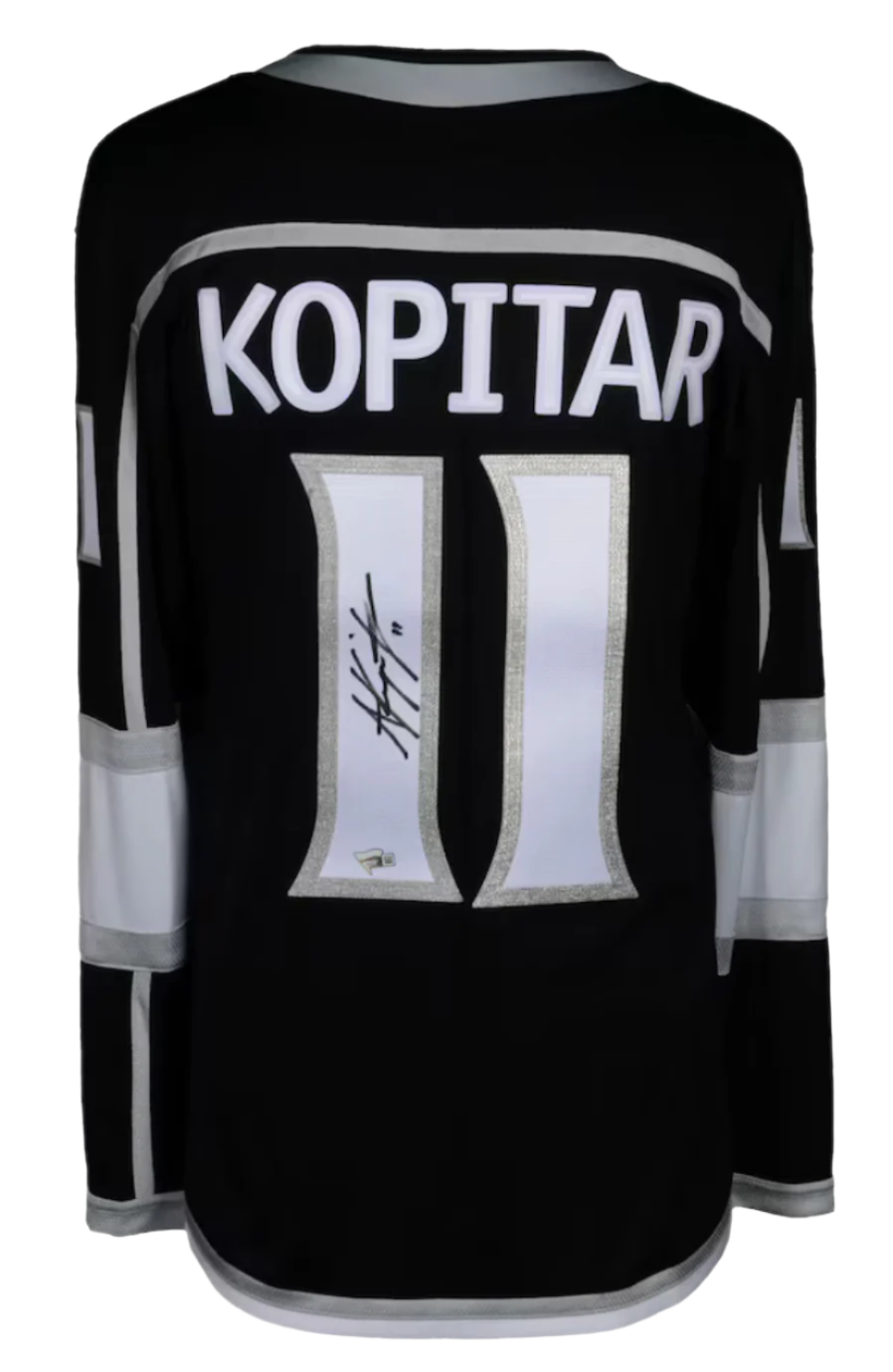 Anze Kopitar Los Angeles Kings Fanatics Authentic Autographed Black Fanatics Breakaway Jersey