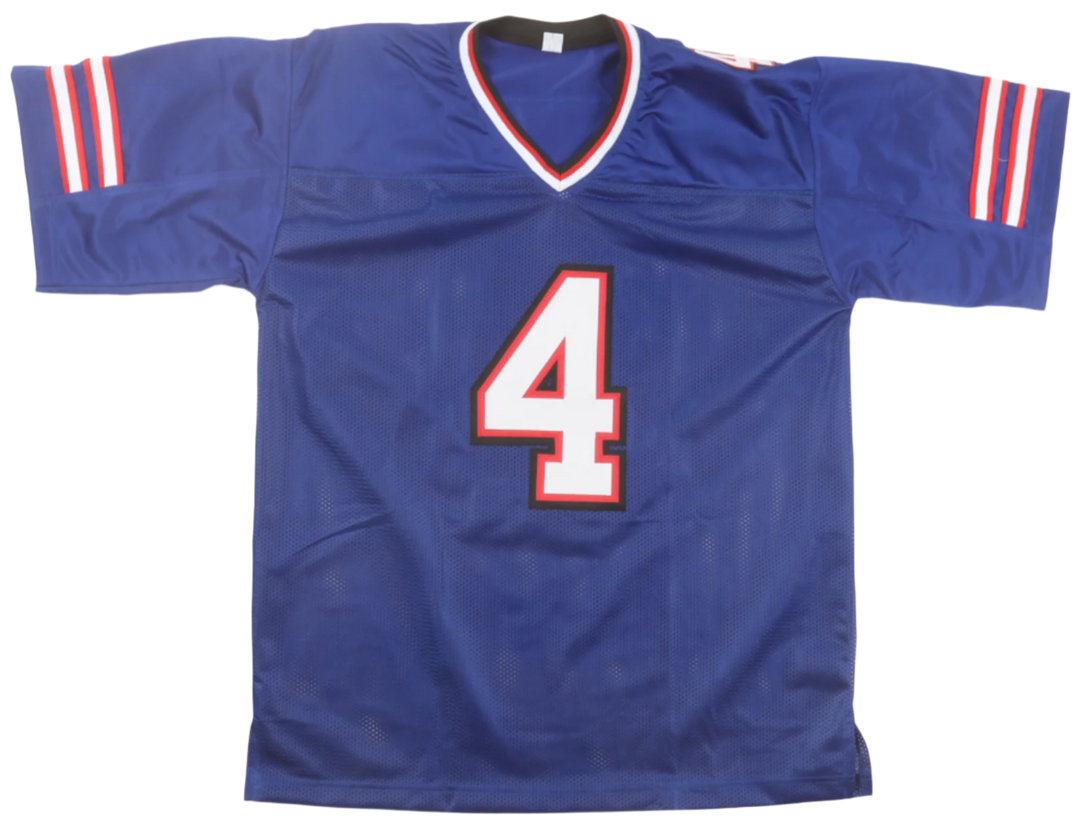 James Cook Signed Autographed Blue Custom Jersey
