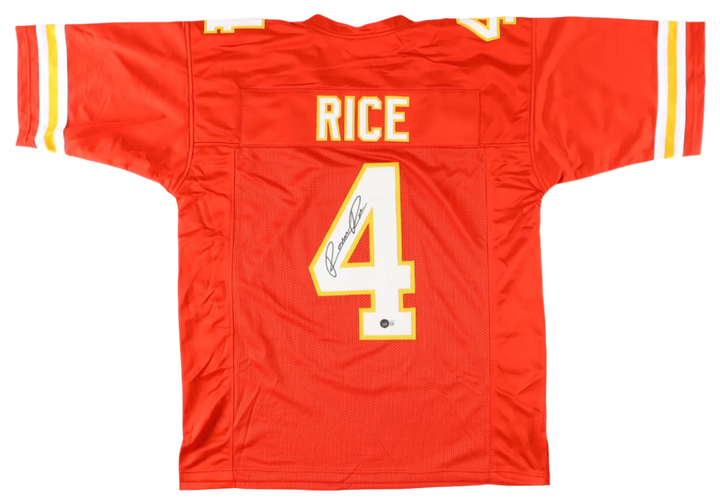Rashee Rice Autographed Signed Custom Chiefs Jersey - Beckett Certified