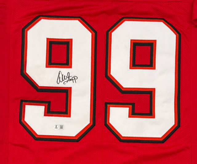 Warren Sapp Autographed Signed Tampa Bay Red Football Jersey (Beckett)