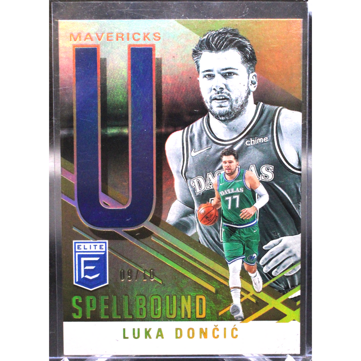 2020-21 Panini Obsidian - Luka Doncic 17 - Gold Spellbound /10