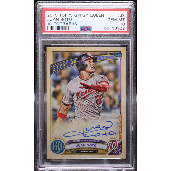 2019 Topps Gypsy Queen - Juan Soto GQAJS -Autographs - PSA 10