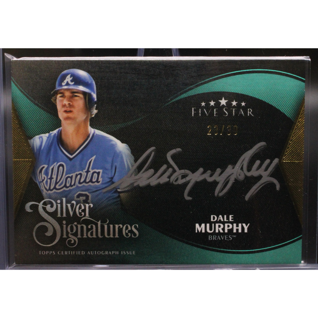 2024 Topps Five Star Baseball - Dale Murphy SS-DM - Silver Signatures /30