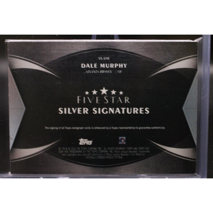 2024 Topps Five Star Baseball - Dale Murphy SS-DM - Silver Signatures /30